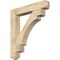 Ekena Millwork Merced Craftsman Rough Sawn Bracket, Douglas Fir, 6"W x 40"D x 44"H BKT06X40X44MRC04RDF - alternate 1